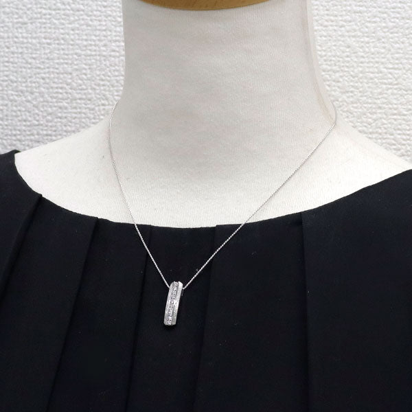 K18WG ダイヤモンド ペンダントネックレス 0.30ct