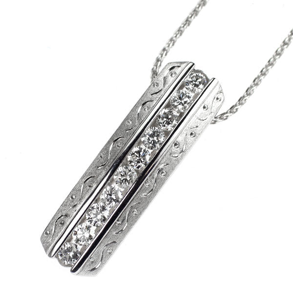 K18WG ダイヤモンド ペンダントネックレス 0.30ct
