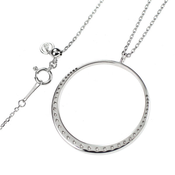 オレフィーチェ K18WG ダイヤモンド ペンダントネックレス 0.48ct