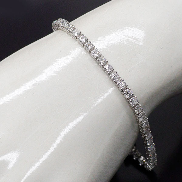 Pt900 ダイヤモンド ブレスレット 5.00ct テニス