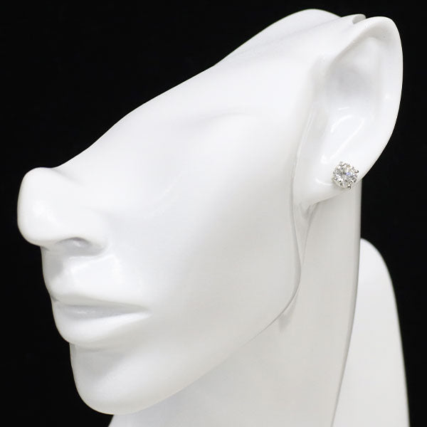 新品 Pt900 片側LDH ダイヤモンド ピアス 3.152ct G/H I1 Fair/Poor
