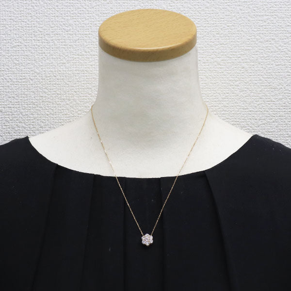 新品 希少 K18PG 天然ピンク ダイヤモンド ペンダントネックレス 0.155ct VLOP SI1 D0.93ct