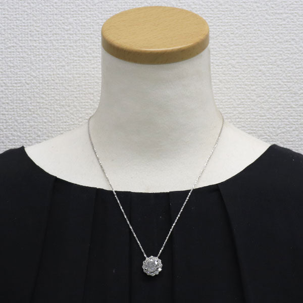 新品 Pt900/ Pt850 ダイヤモンド ペンダントネックレス 5.116ct I I3 Fair D1.22ct