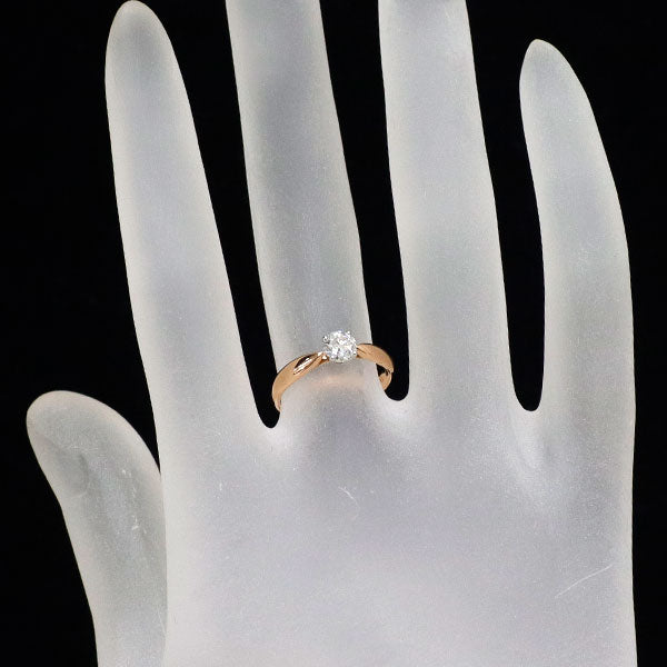 ティファニー K18PG/ Pt950 ダイヤモンド リング 0.33ct ハーモニー
