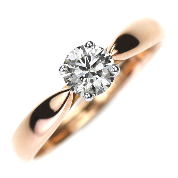 ティファニー K18PG/ Pt950 ダイヤモンド リング 0.33ct ハーモニー