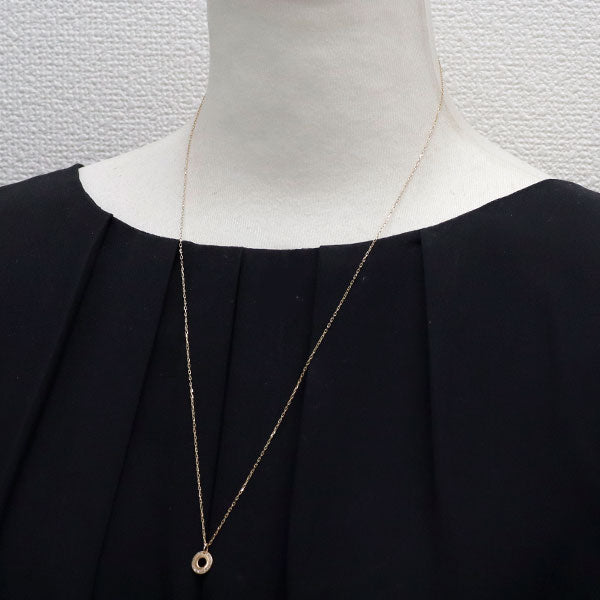 Hirotaka/ヒロタカ K10YG ダイヤモンド ペンダントネックレス 0.08ct ホイール オブ フォーチュン