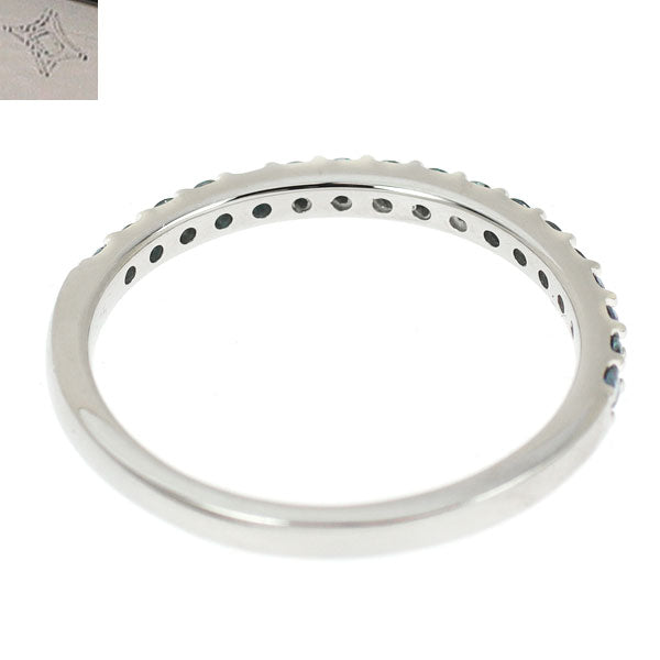 GSTV Pt950 トリートブルーダイヤモンド リング 0.25ct ハーフエタニティ