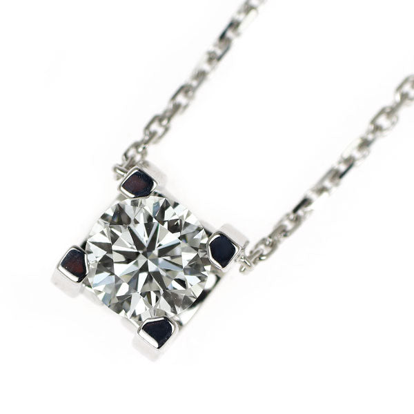 カルティエ K18WG ダイヤモンド ペンダントネックレス 0.51ct E VVS2 VG Cドゥカルティエ 《セルビー銀座店》【中古】