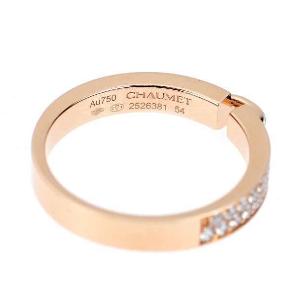 ショーメ K18PG ダイヤモンド リング リアン エヴィダンス 54号 《セルビー銀座店》【中古】