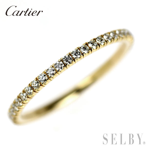 カルティエ K18YG ダイヤモンド リング エタンセル ドゥ カルティエ 48