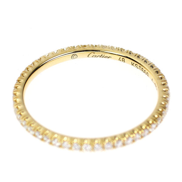 カルティエ K18YG ダイヤモンド リング エタンセル ドゥ カルティエ 48号