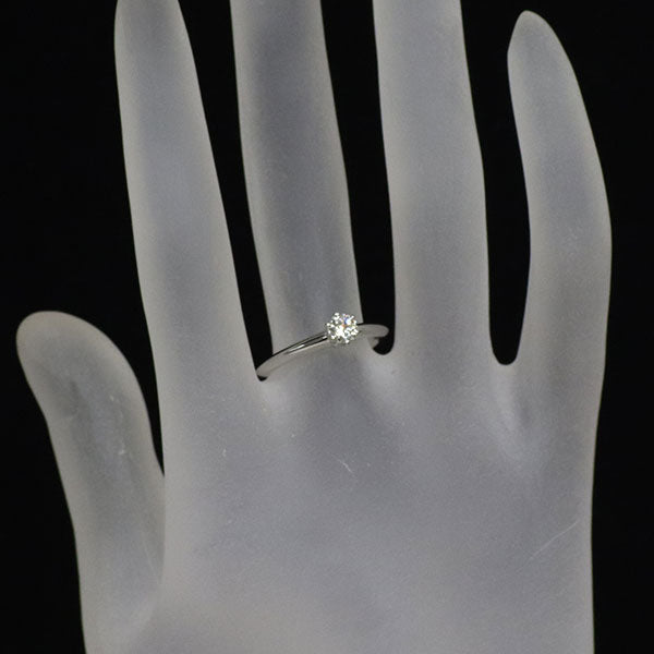 ティファニー Pt950 ダイヤモンド リング 0.26ct ソリティア