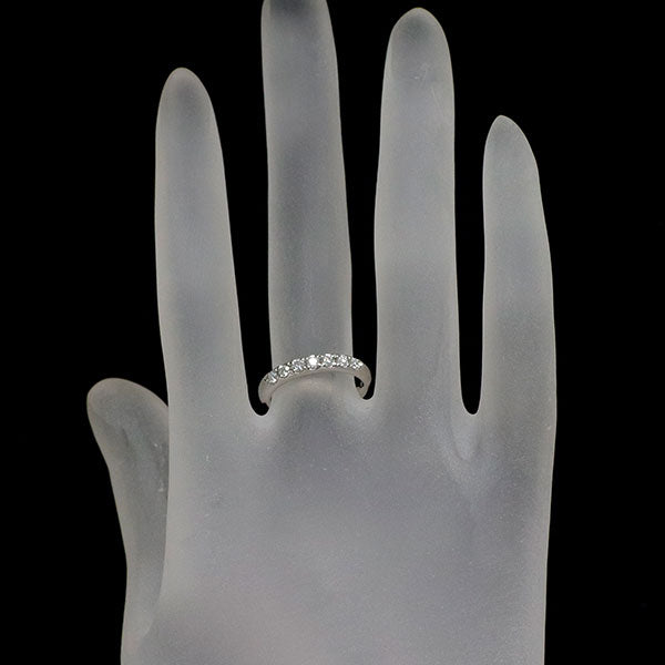 ミキモト Pt950 ダイヤモンド リング 0.25ct 一文字