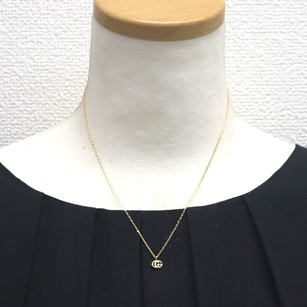 グッチ K18YG ペンダントネックレス  GGランニング