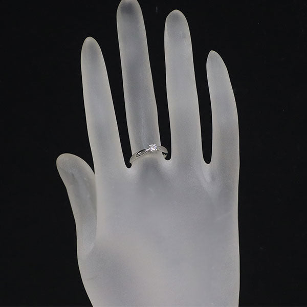 ティファニー Pt950 ダイヤモンド リング 0.19ct I VS1 3EX ハーモニー