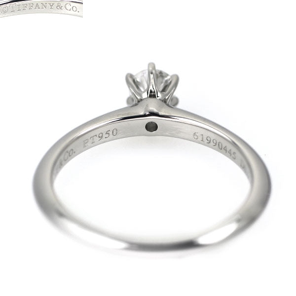 ティファニー Pt950 ダイヤモンド リング 0.23ct ソリティア