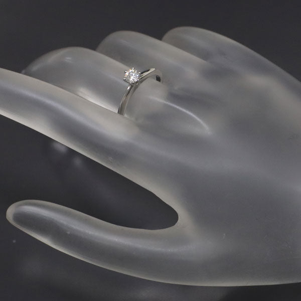 ティファニー Pt950 ダイヤモンド リング 0.23ct ソリティア