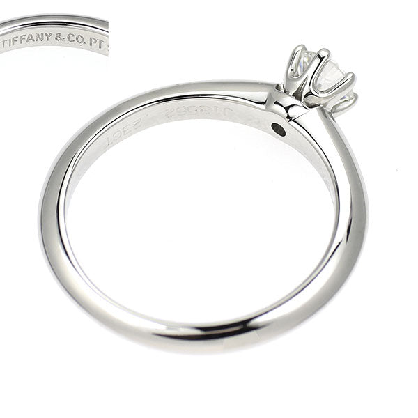 ティファニー Pt950 ダイヤモンド リング 0.23ct G VVS1 ソリティア