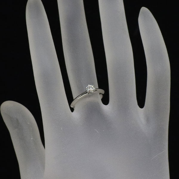 ティファニー Pt950 ダイヤモンド リング 0.23ct G VVS1 ソリティア