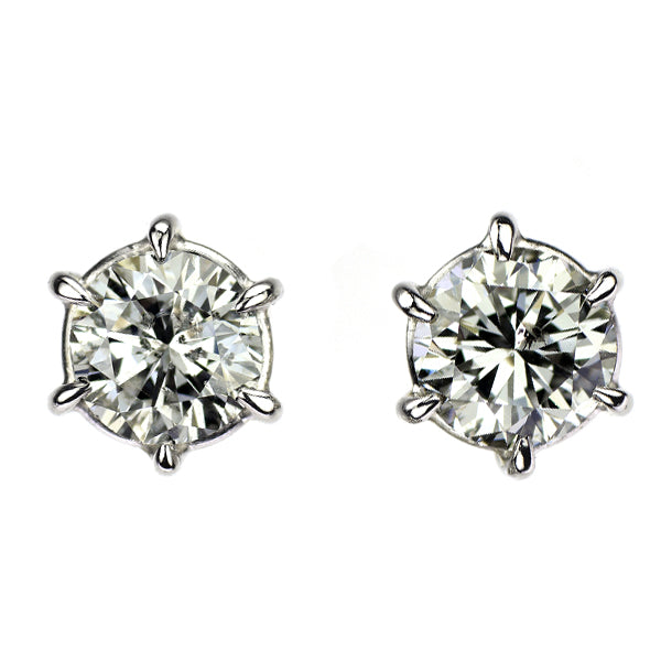 銀座ミワ Pt900 ダイヤモンド ピアス 1.50ct