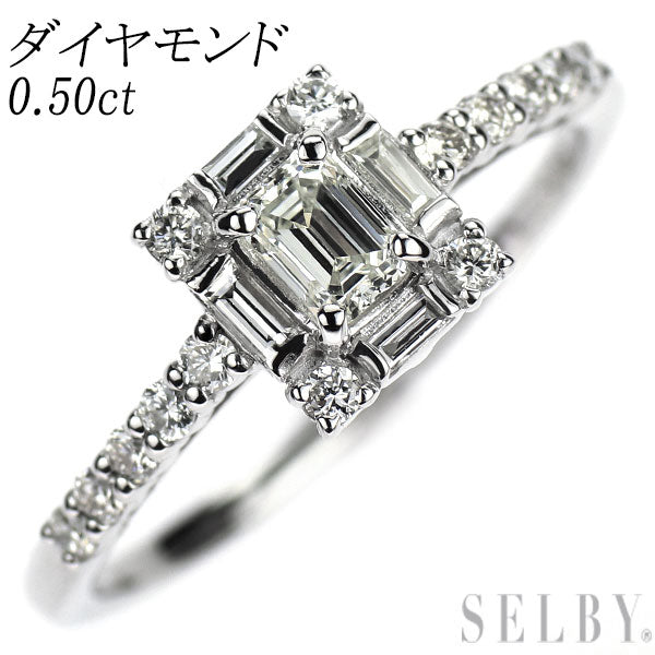 Pt900 ダイヤモンド リング 0.50ct