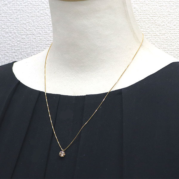 K18YG ダイヤモンド ペンダントネックレス 0.90ct