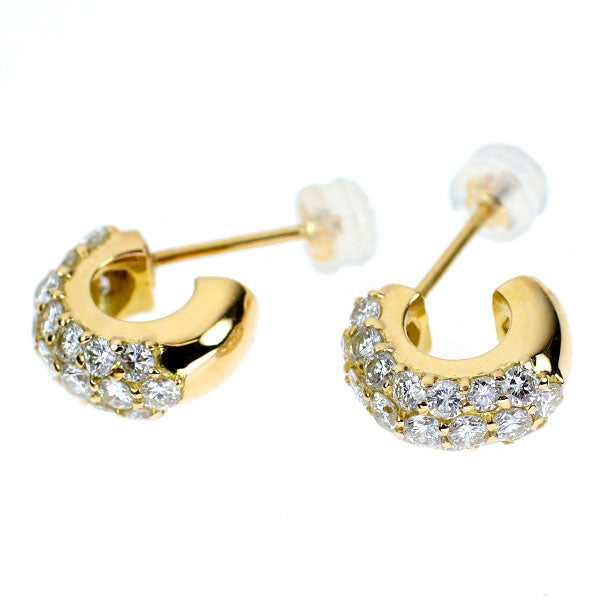 K18YG ダイヤモンド ピアス 2.06ct