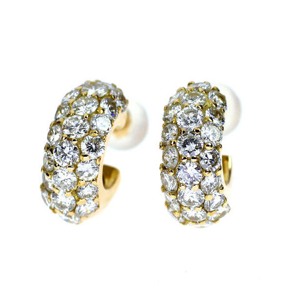 K18YG ダイヤモンド ピアス 2.06ct
