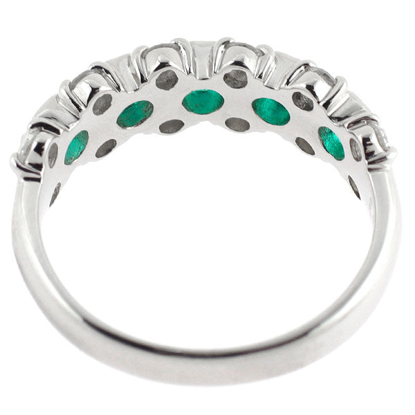 PT900 エメラルド ダイヤモンド リング 楽天市場】Pt900 エメラルド ダイヤモンド リング指輪 プラチナ