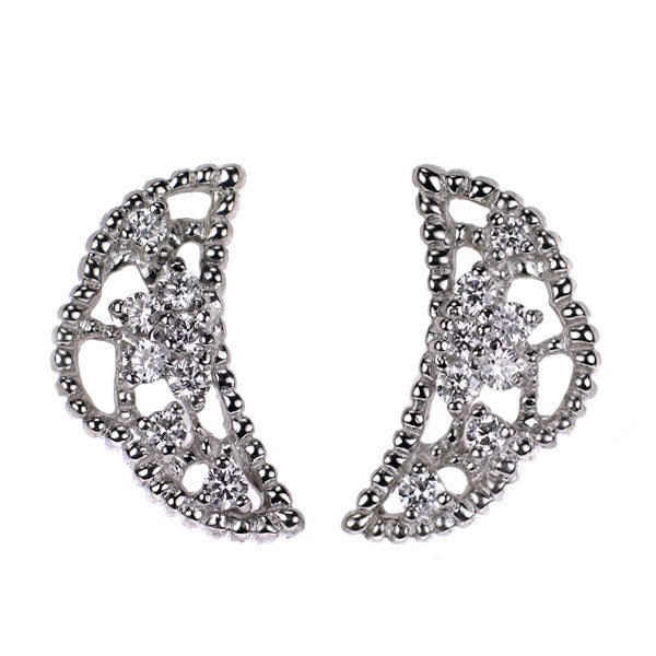 Pt900 ダイヤモンド ピアス 0.33ct