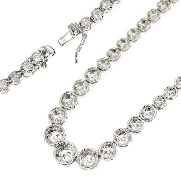 Pt900 ダイヤモンド ネックレス 10.00ct テニス