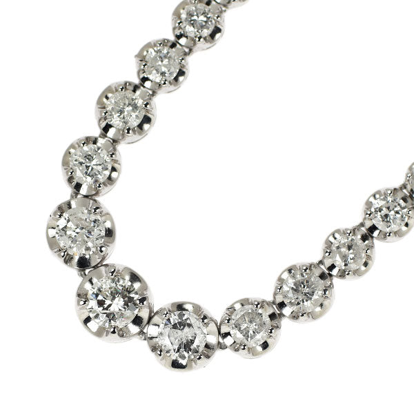 Pt900 ダイヤモンド ネックレス 10.00ct テニス