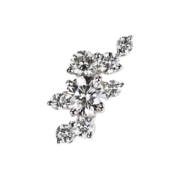 Pt900 ダイヤモンド ペンダントトップ 0.308ct D0.304ct