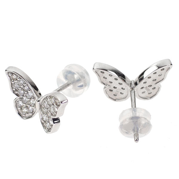 Pt950/ Pt900 ダイヤモンド ピアス 0.36ct 蝶