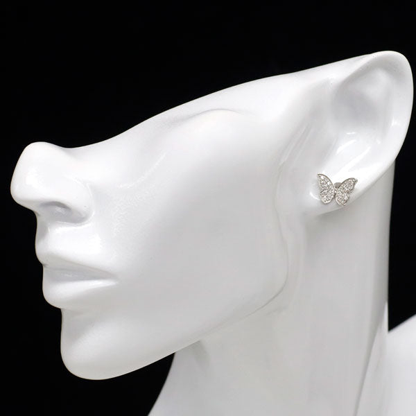 Pt950/ Pt900 ダイヤモンド ピアス 0.36ct 蝶