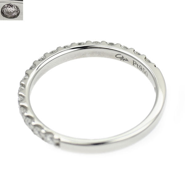 スタージュエリー Pt950 ダイヤモンド リング 0.30ct セミエタニティ