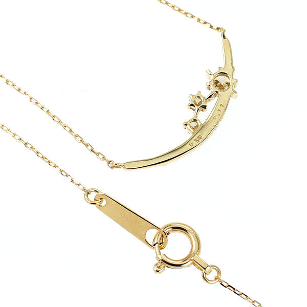 K10YG ダイヤモンド ペンダントネックレス 0.11ct