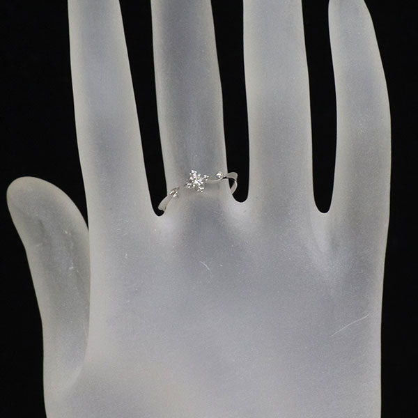 K10WG ダイヤモンド リング 0.07ct