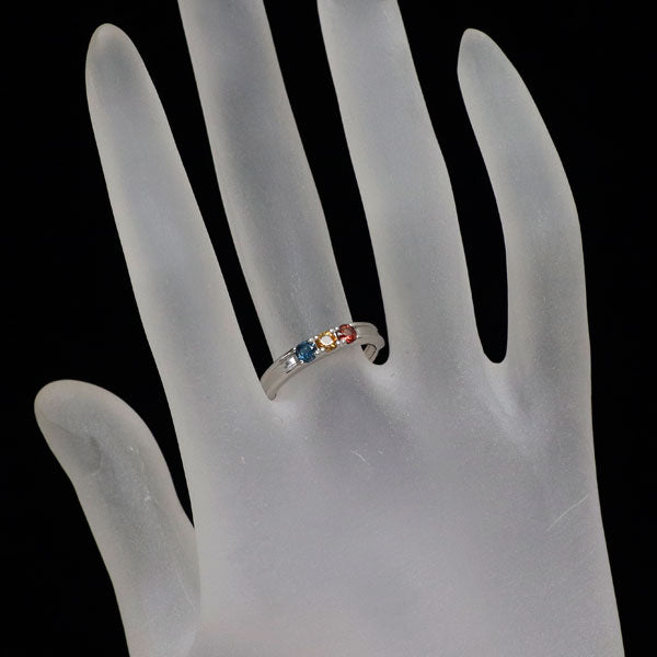 Pt900 カラーストーン リング — セルビーオンラインストア