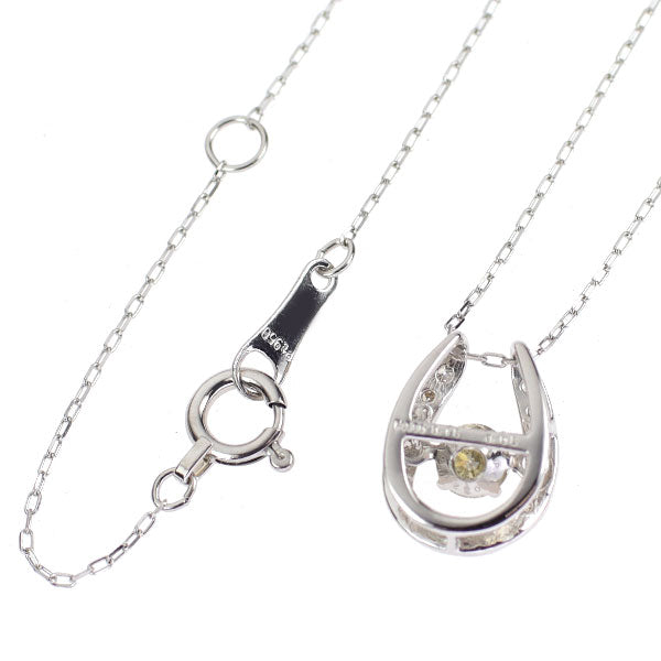 Pt950 ダイヤモンド  ペンダントネックレス 0.15ct D0.05ct 馬蹄