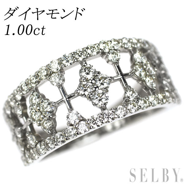 Pt950 ダイヤモンド リング 1.00ct