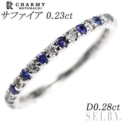 K18WGダイヤリング&チャーム GSTVさんですか？K18WGダイヤ0.13/0.13