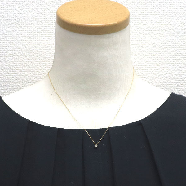 K18YG ダイヤモンド ペンダントネックレス