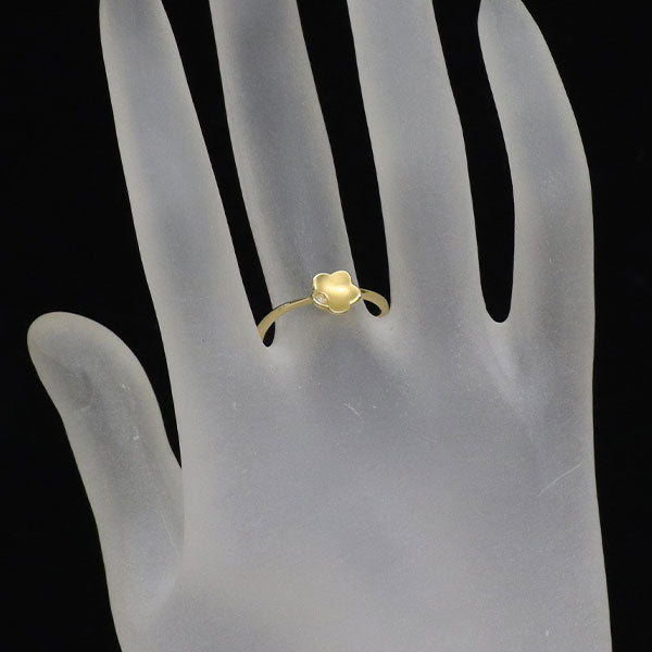 K18YG ダイヤモンド リング 0.02ct  フラワー