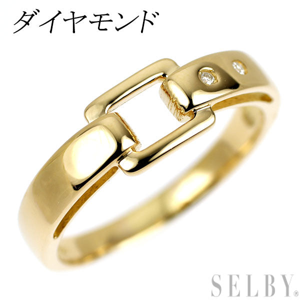 K18YG ダイヤモンド リング