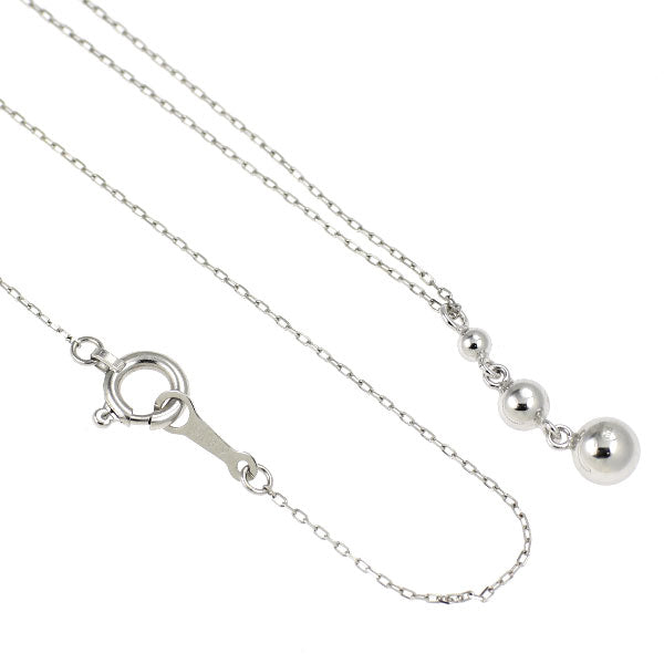 K18WG ダイヤモンド ペンダントネックレス 0.03ct