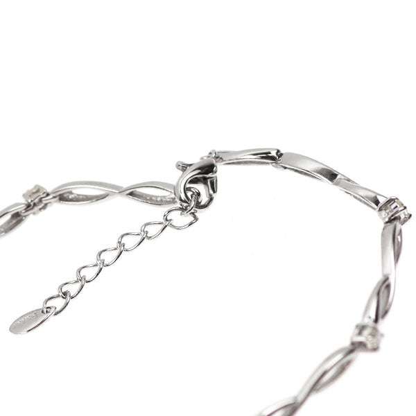希少 Pt850 天然ピンク ダイヤモンド ブレスレット 0.12ct D0.16ct