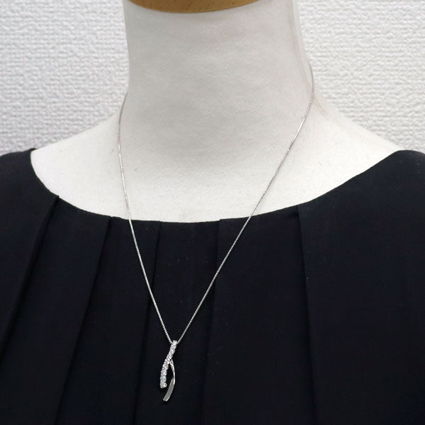 プラチナギルド Pt950 ダイヤモンド ペンダントネックレス 0.70ct