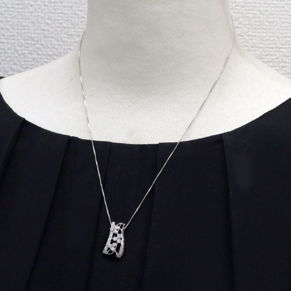 Pt900/ Pt850 ダイヤモンド ペンダントネックレス 0.60ct