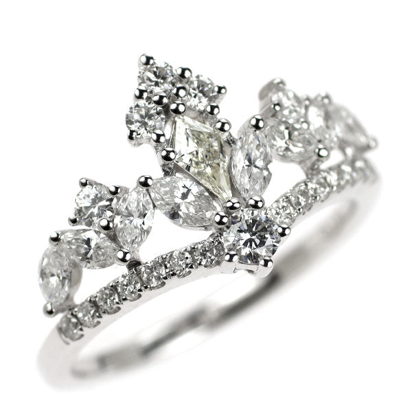 K18WG ダイヤモンド リング 1.00ct